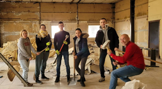 Help repair the new T.R.A.P. Youth Centre building in Sofia.